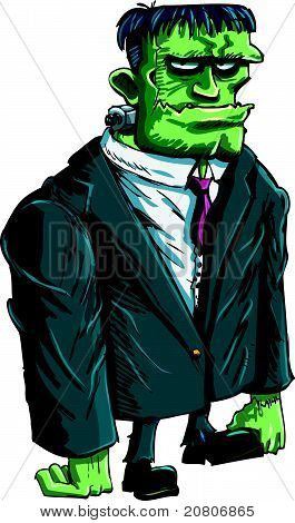 Tegneserie Frankenstein boss