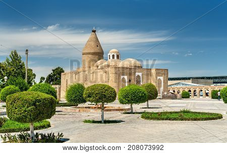 Chashma-Ayub Mausoleum in Bukhara, Uzbekistan. Central Asia