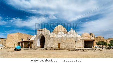 Toki Zargaron, ancient trading domes in Bukhara, Uzbekistan. Central Asia