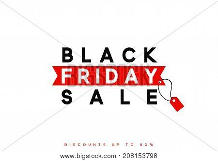 Black Friday sale, banner, poster advert. Card offert promotion design.