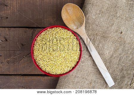 bulgur, boiled and pounded wheat. turkish bulgur pictures, turkish bulgur in plates, bulgur pilaf to make.
