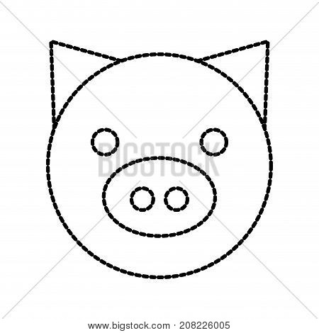 pig domestic farm animal mammal vector illustration