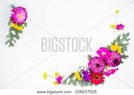 An image of composition made of flowers