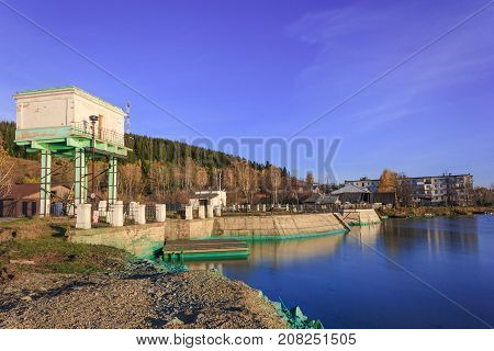 The Shore Of A Pond Infected With Cyanobacteria
