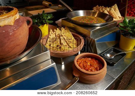 Assorted Delicious Indian Food