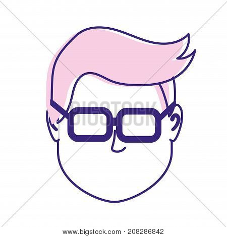 default avatar man to social user vector illustration