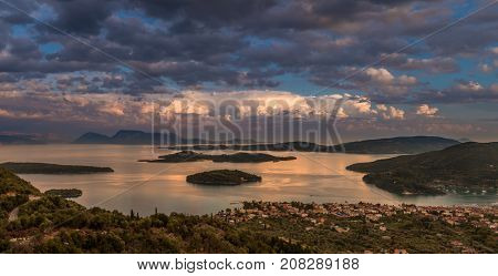 Sunset  in Lefkas island Greece