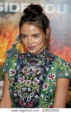 Keleigh Sperry at the Los Angeles premiere of 'Only The Brave' held at the Regency Village Theatre in Westwood, USA on October 8, 2017.