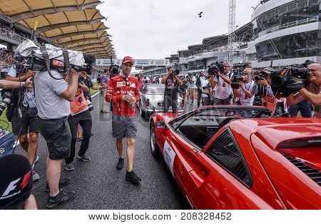 Sebastian Vettel Of Germany And Scuderia Ferrari