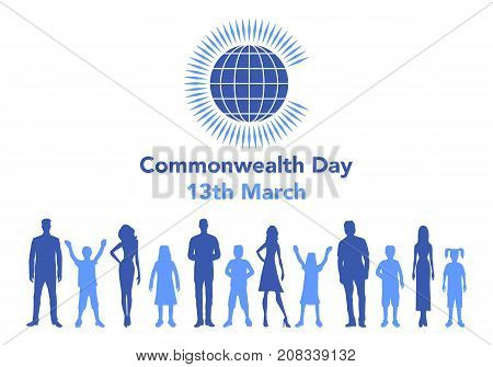 Commonwealth Day Illustration