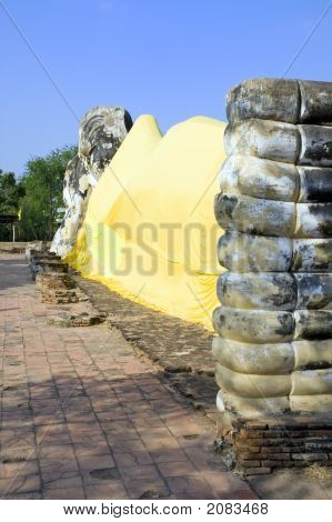 Menzogne Buddha thailandese