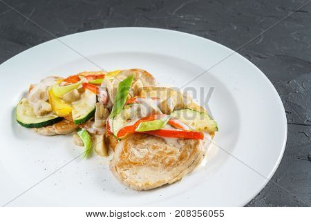 chicken with vegetebles