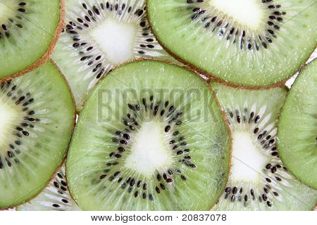 Fette di kiwi per background e texture