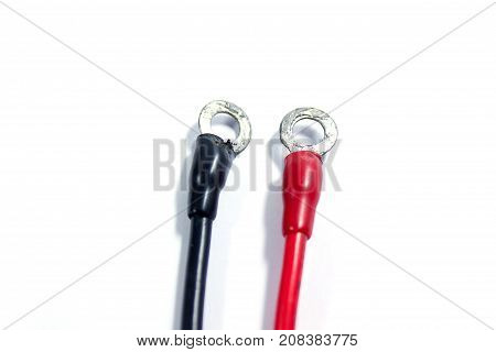 Electronic jumper cables Positive electrode and Negative electrode