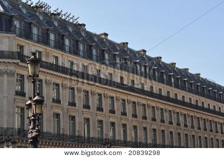 Rækken af parisisk lejligheder