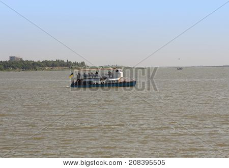 Sergeevka Dniester liman of Black sea in Odessa region photo Ukraine June 20 2017