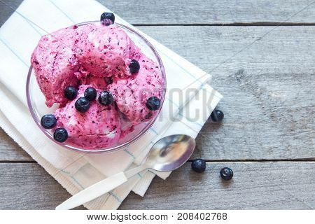 Homemade Berry Ice Cream