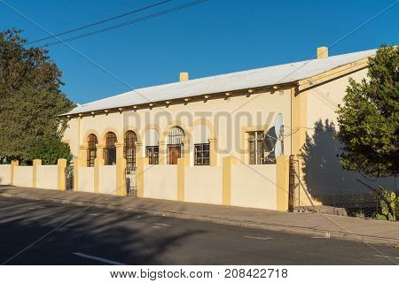 KEETMANSHOOP NAMIBIA - JUNE 13 2017: An historic old building in Keetmanshoop the capital town of the Karas Region of Namibia