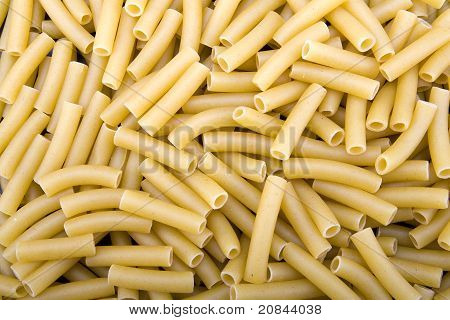 RAW ziti pasta nuudelit lähikuva makro