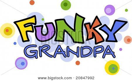 Kelime Funky Büyükbaba Şekil şekil