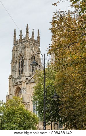 The Cathedral and Metropolitical Church of Saint Peter in York commonly known as York Minster is the cathedral of York England and is one of the largest of its kind in Northern Europe.