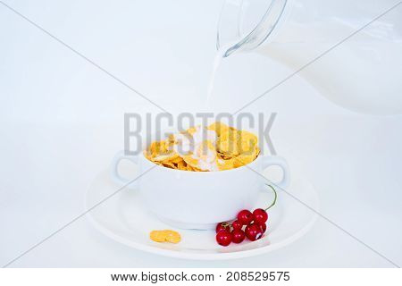 Image of different healthy food made of weat