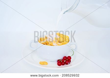 Image of different healthy food made of weat