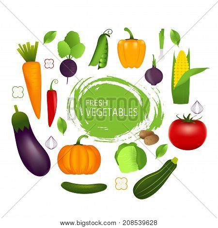 Isolated Healthy Vegetables