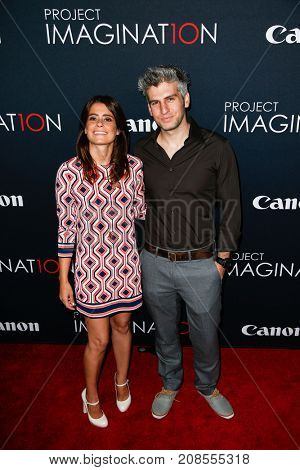 NEW YORK- OCT 24: Director Max Joseph (R) and Priscilla Joseph attend the premiere of Canon's 'Project Imaginat10n' Film Festival at Alice Tully Hall on October 24, 2013 in New York City.