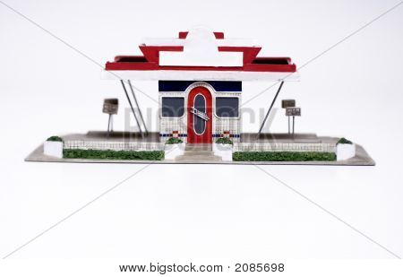Relica van een American Diner van de jaren 1950