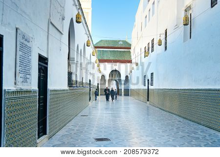 Entrance To Mosque And Tomb Of Moulay Idriss 1Er. Moulay Idriss Zerhoun, Morocco