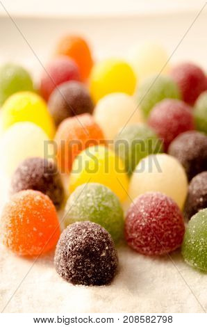 A Studio Photograph of American Hard Gum Sweets