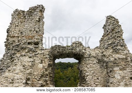 Ruins Of Vitanyvar In Hungary