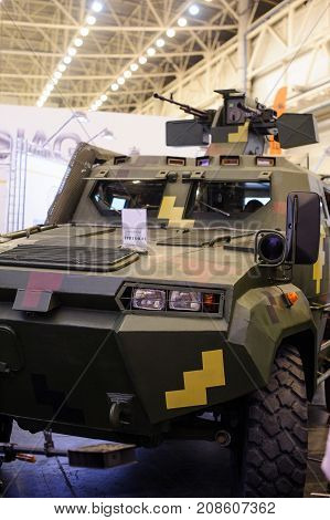 Armored Cars Production Of Kraz At The Specialized Exhibition
