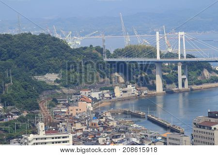 the bridge at Onomichi city 2016 japan