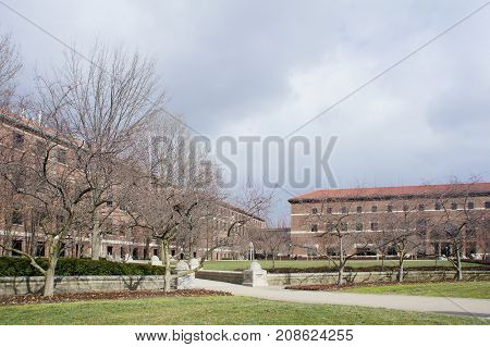 The Beautiful Purdue Mall Of Purdue University