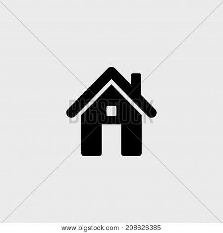 House flat vector icon. Home flat vector icon
