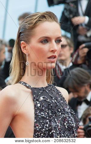 CANNES, FRANCE - MAY 16: Daria Strokous  attends the 'Loving' premiere during the 69th annual Cannes Film Festival at the Palais des Festivals on May 16, 2016 in Cannes