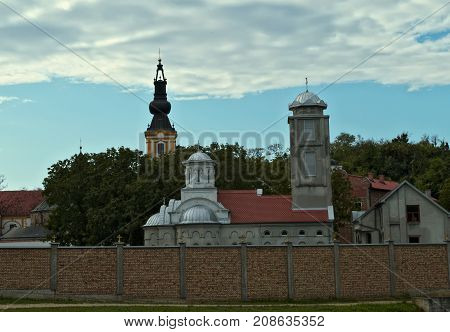 View on Monastery complex Privina Glava, Sid, Serbia
