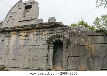 Termessos ruins an ancient city in the historical area of Pisidia