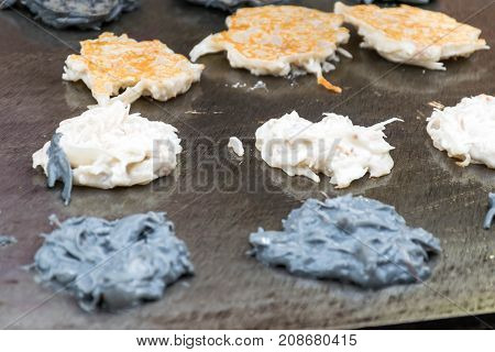 Kanom Babin Thai dessert style pancake made from coconut