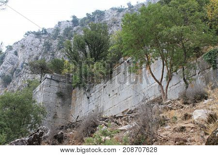 Termessos is an ancient city located in the southeast of the historical area of Pisidia