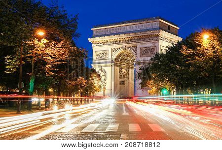 The Triumphal Arch is one of the most famous monuments in Paris. It honors those who fought and died for France.
