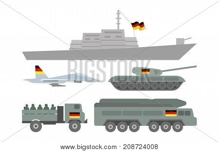 Military Machinery Illustration
