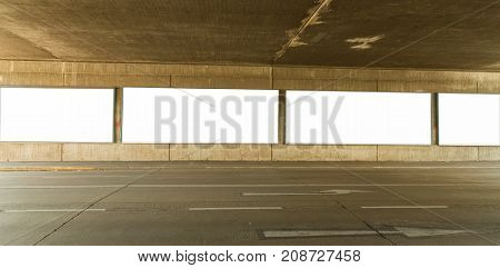 Billboard Blank White Isolated Clipping Path Outdoors Ad Space Advertisement
