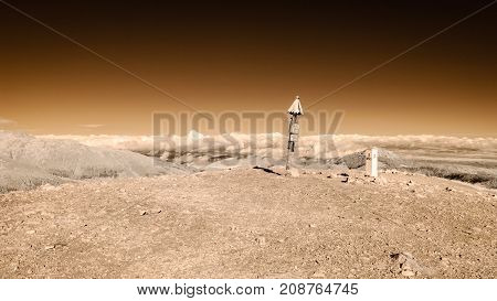 Mountain Panorama View From Volovec In Slovakia