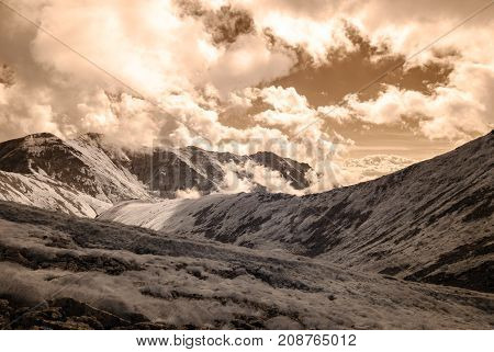 Mountain Panorama View From Volovec In Slovakia