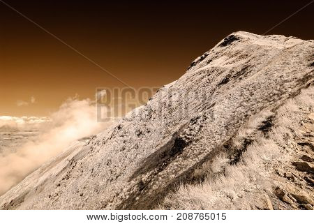 Mountain Panorama View From Volovec In Slovakia