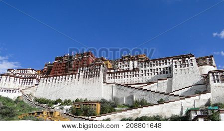 Potala Palace In Lhasa, Tibet Region