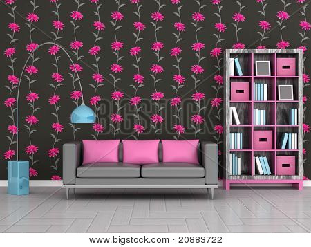 interieur van de moderne kamer